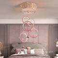 Pink LED Pendelling Ring Children Lampe für Kinder